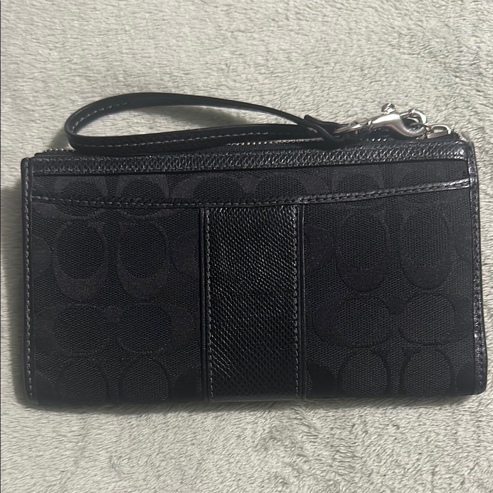 Coach Black Wristlet Clutch - Picture 3 of 7